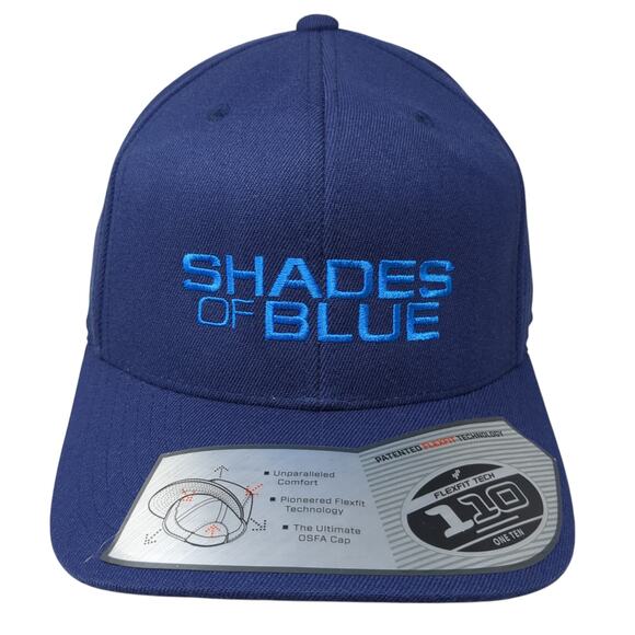 Shades Of Blue Tesspada 2 Snapback Cap Blue One Size 110 Flexfit Tech Yupoong - Picture 1 of 9